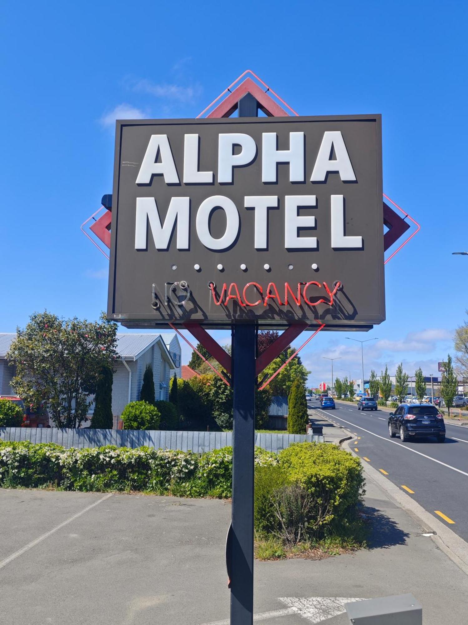 Alpha Motel Christchurch Dış mekan fotoğraf